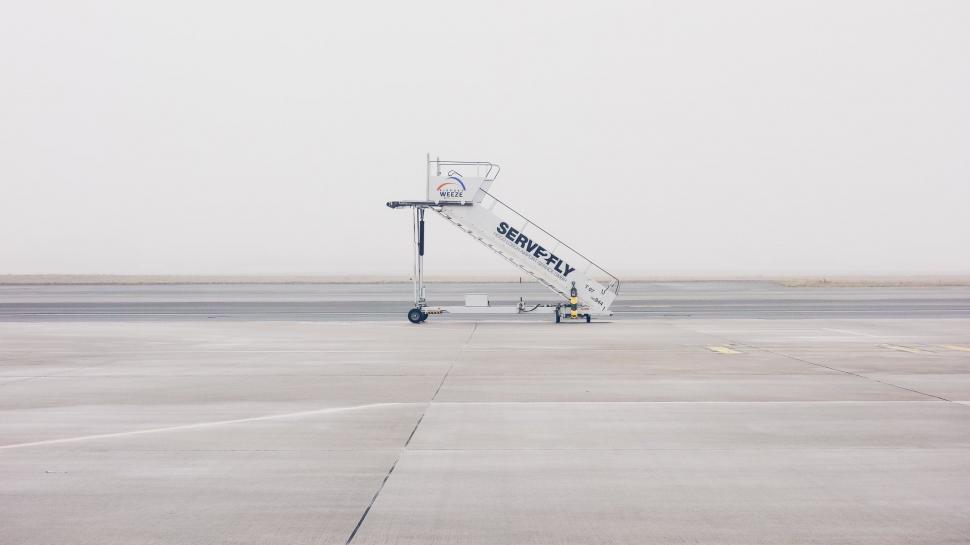 Free Image of Sign on Airport Tarmac 