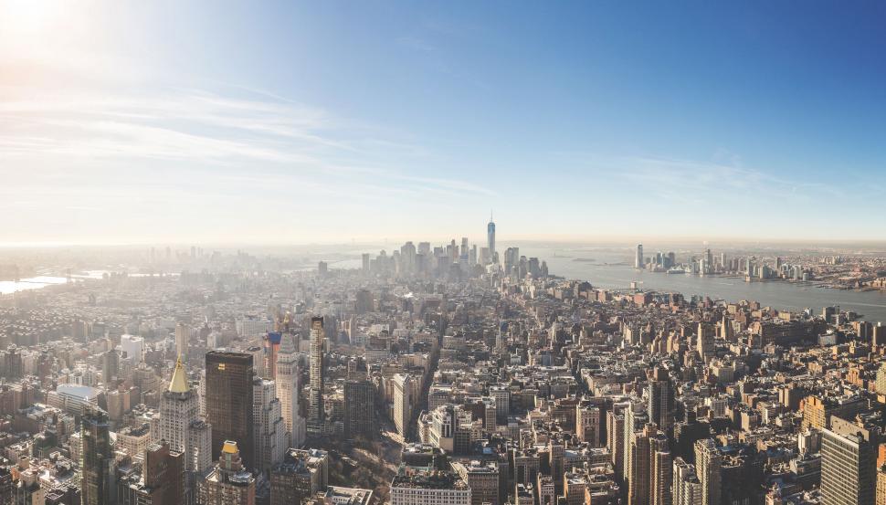 Free Image of Aerial View of City With Tall Buildings 