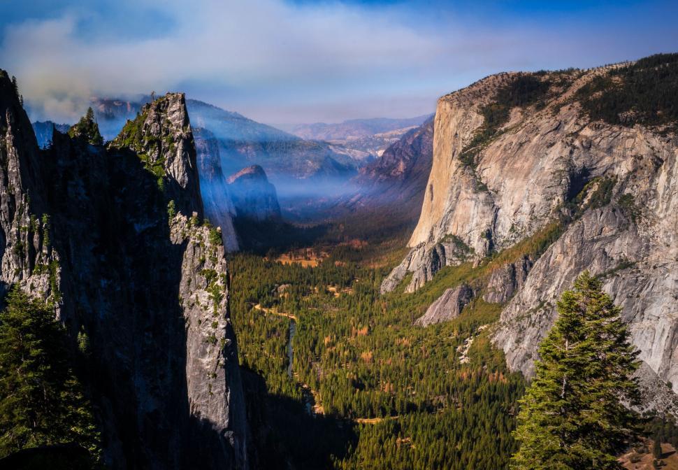 Free Stock Photo of Majestic Valley With Mountain Range | Download Free ...