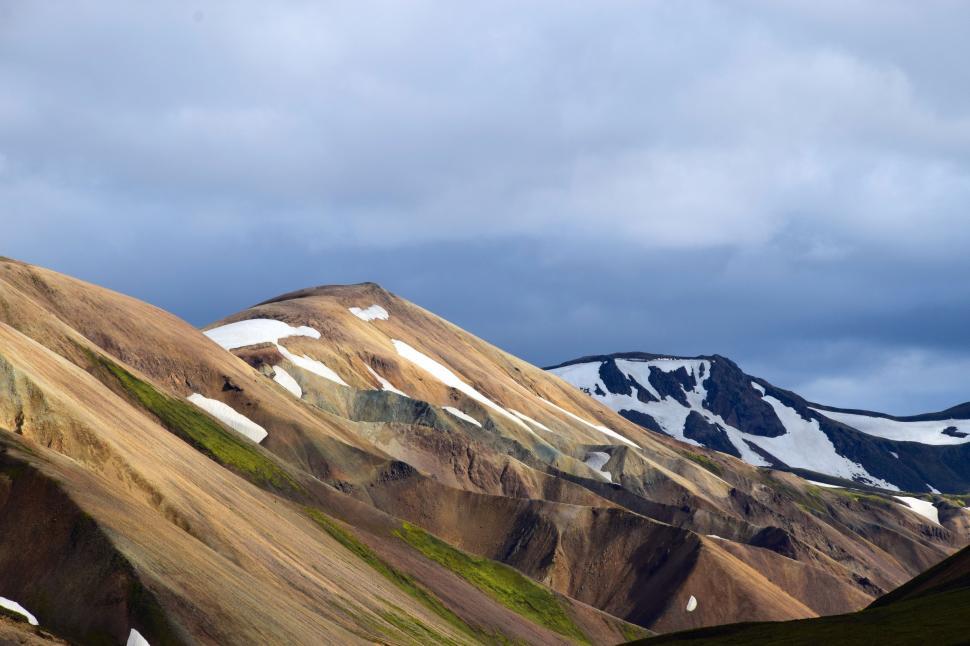 Free Image of Snow-Capped Mountain Range 