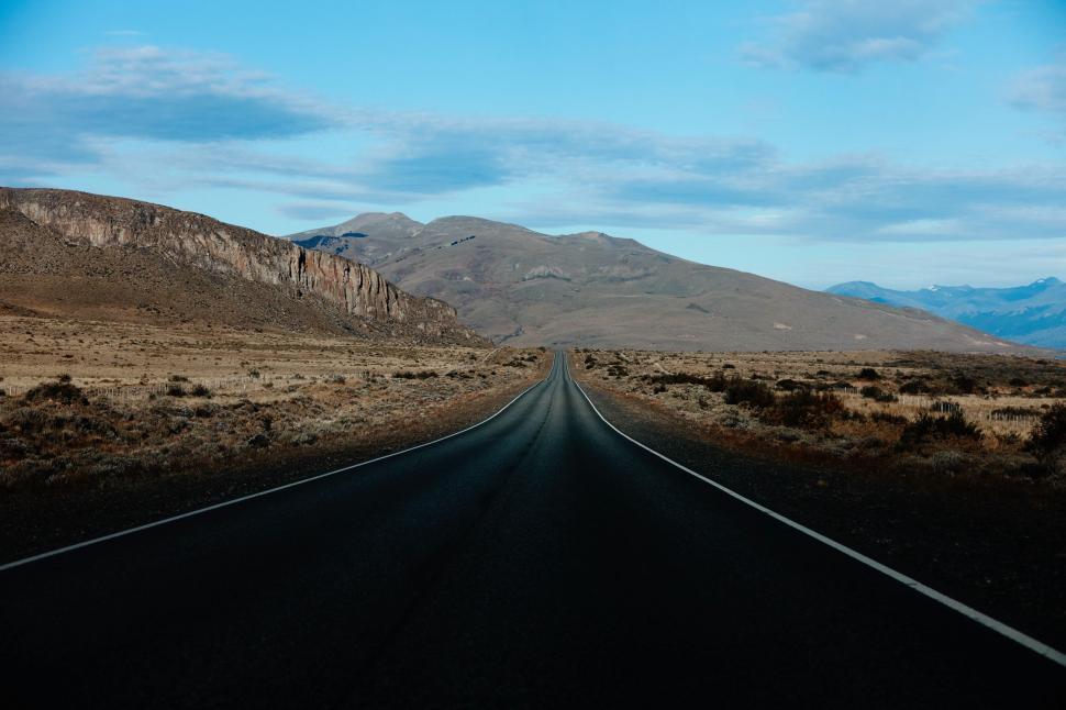 Free Image of Empty Road in Desert 