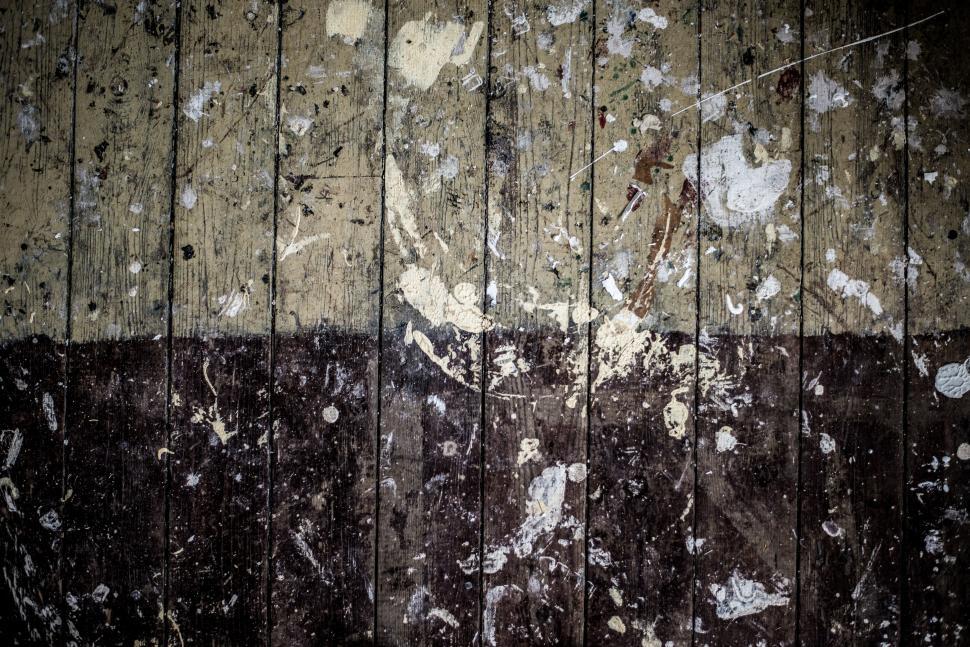 Free Image of A Black and White Photo of a Wooden Wall 