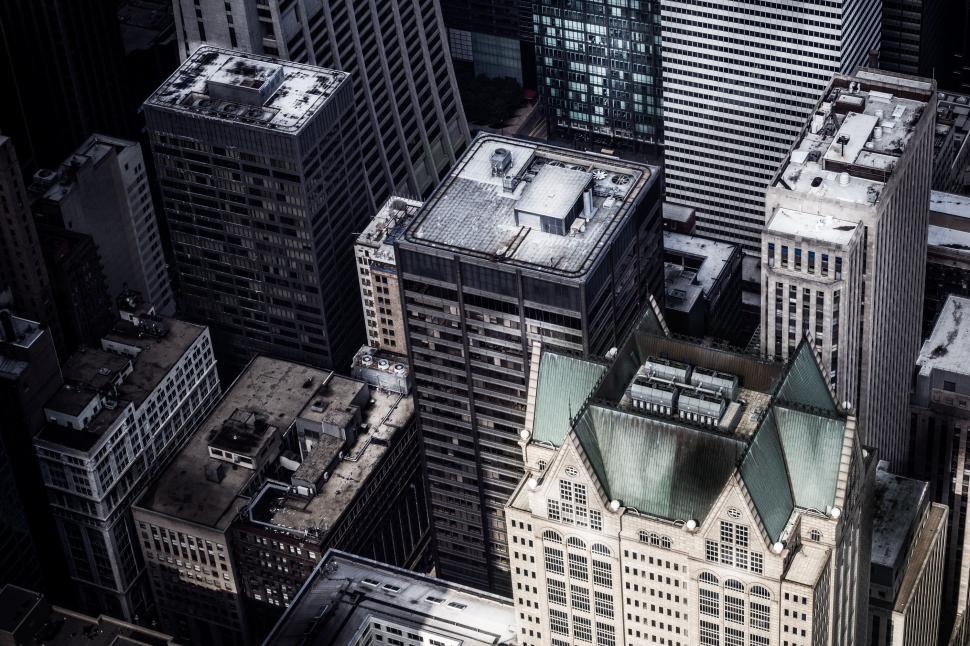 Free Image of Urban Skyline With Tall Buildings 