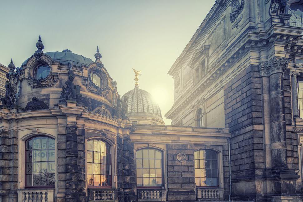 Free Image of Grand Building With Clock Tower 