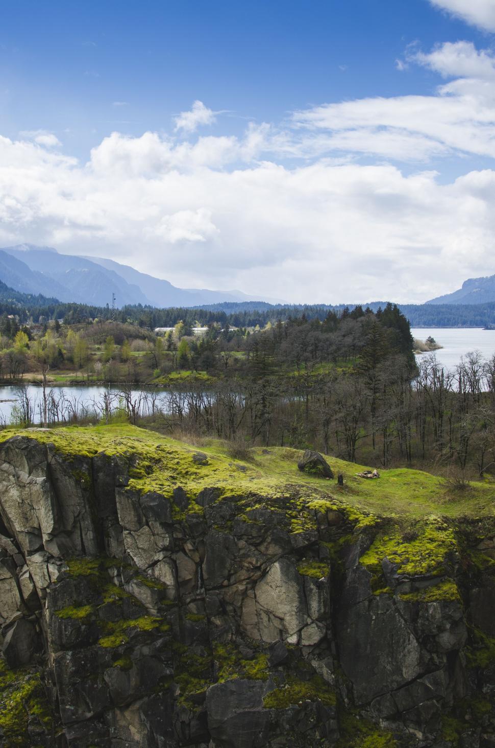 Free Image of Scenic View of a Lake and Mountains 