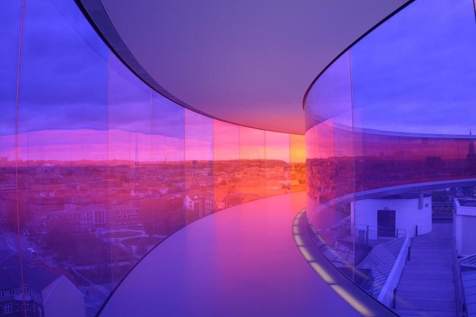 Free Image of A Panoramic View of a Cityscape From a Tall Building 