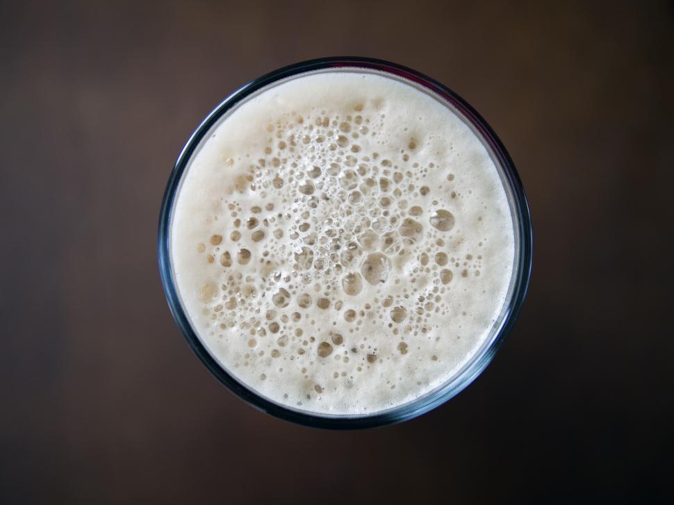 Free Image of Glass of Beer on Table 