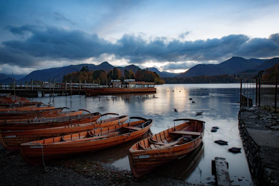Free Image of Cluster of Boats in Water 