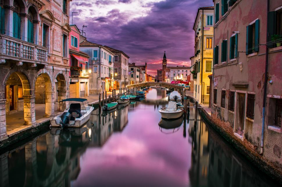 Free Image of Boats Floating in a Canal 