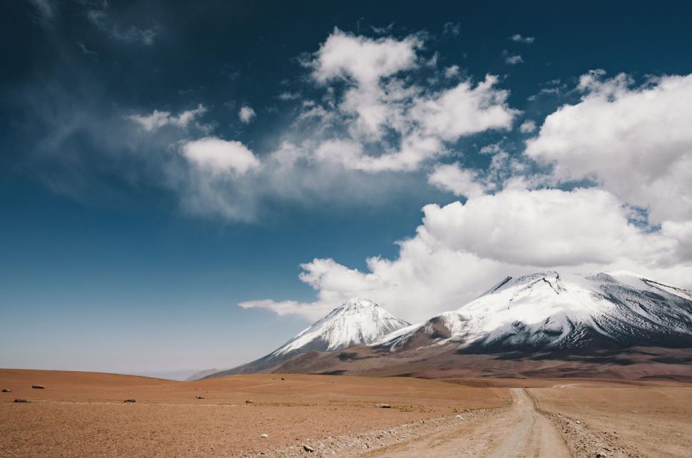 Free Image of Dirt Road Leading to Mountain 