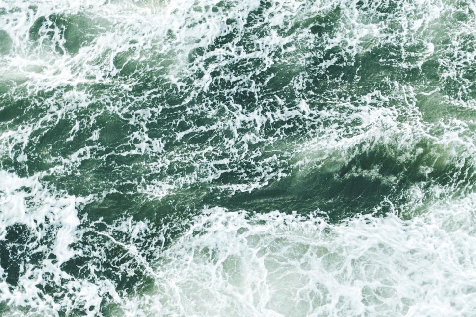 Free Image of Man Riding Surfboard on Top of Wave 