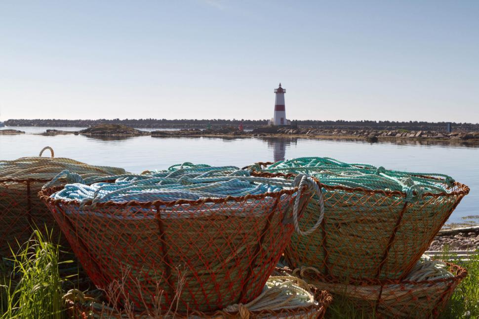 Free Image of Crab fihing pots 