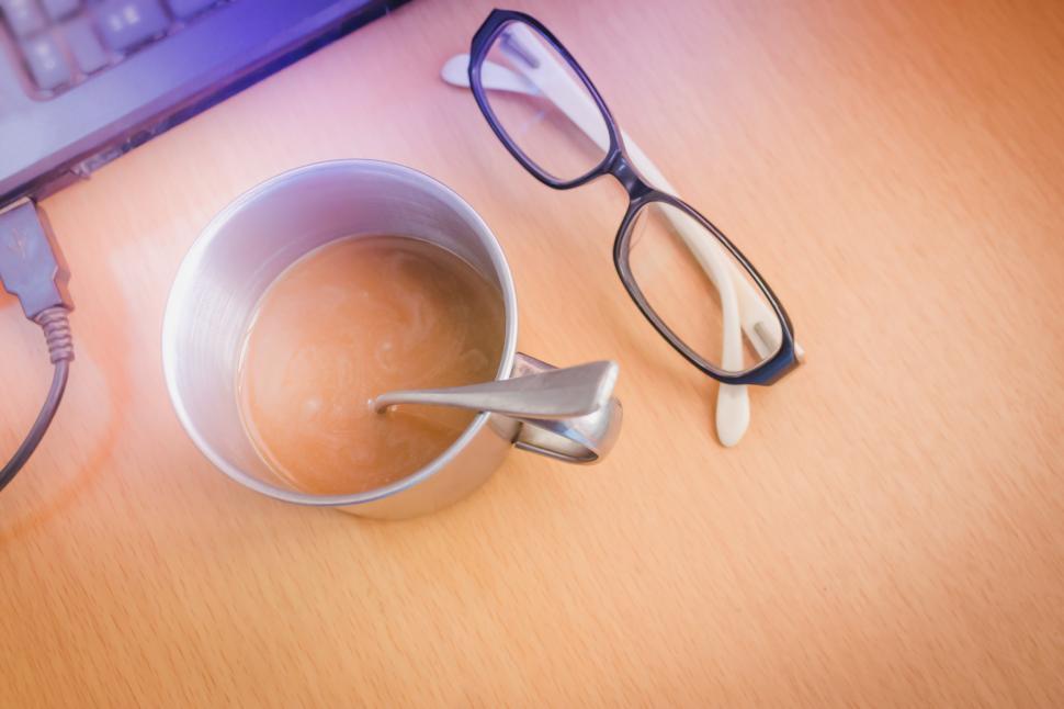 free-stock-photo-of-office-supplies-with-wooden-table-download-free