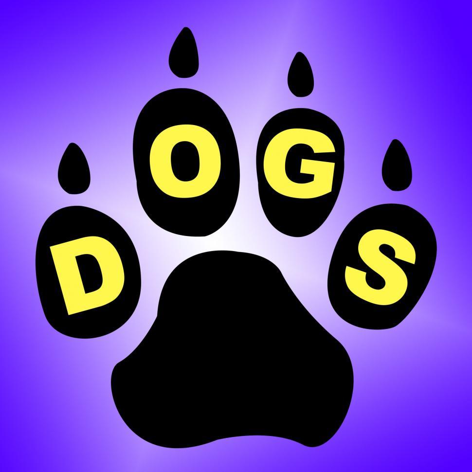 Free Image of Dogs Paw Means Pets Pup And Pedigree 