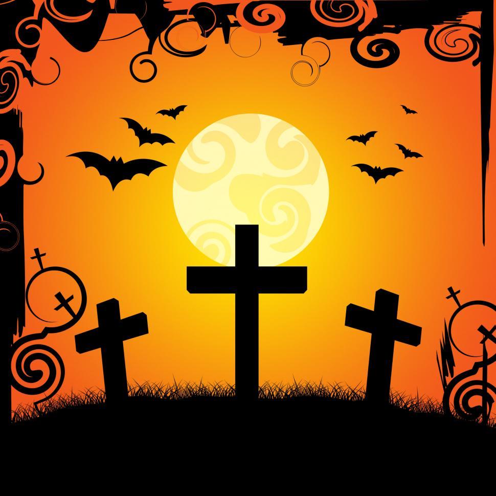 Free Stock Photo of Halloween Graveyard Represents Trick Or Treat And ...