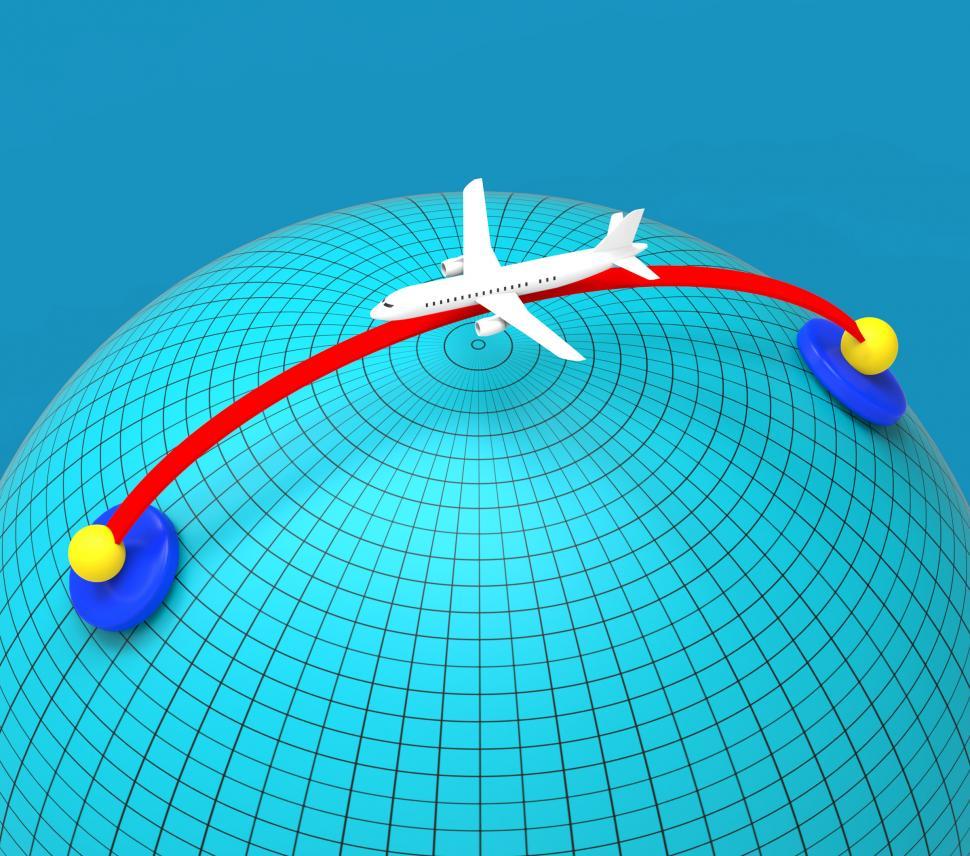 Free Image of Worldwide Travel Means Globally Flights And Global 