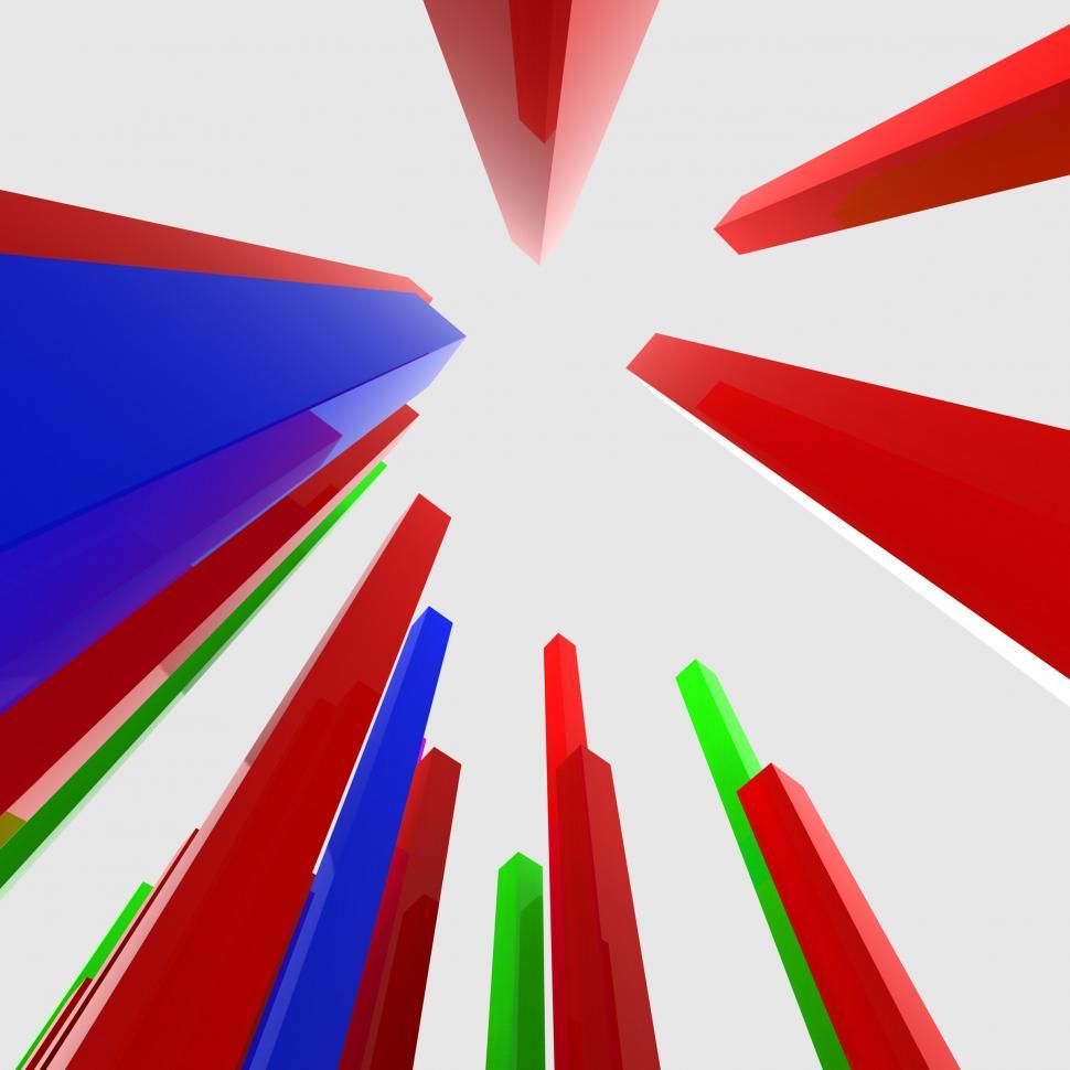 Free Image of Graph Report Shows Investment Infochart And Diagram 