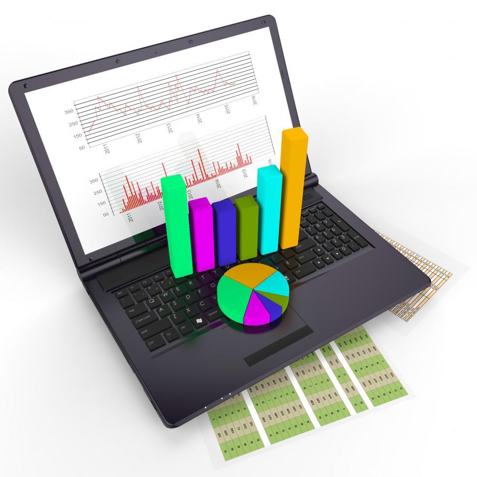 Free Image of Online Reports Means World Wide Web And Document 