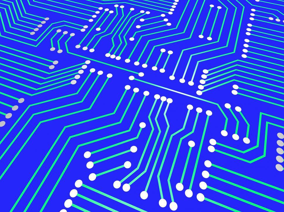 Free Image of Circuit Board Means Hi Tech And Hi-Tech 