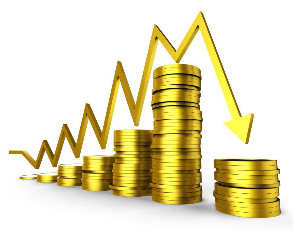 Free Image of Business Recession Means Graphic Trading And Company 