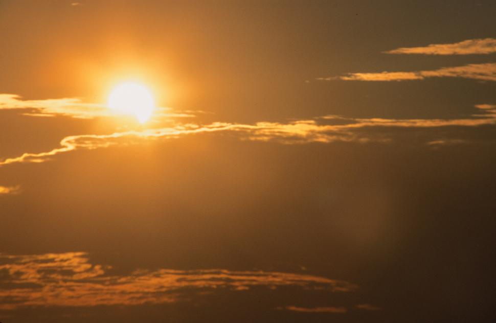 Free Image of Orange skies 