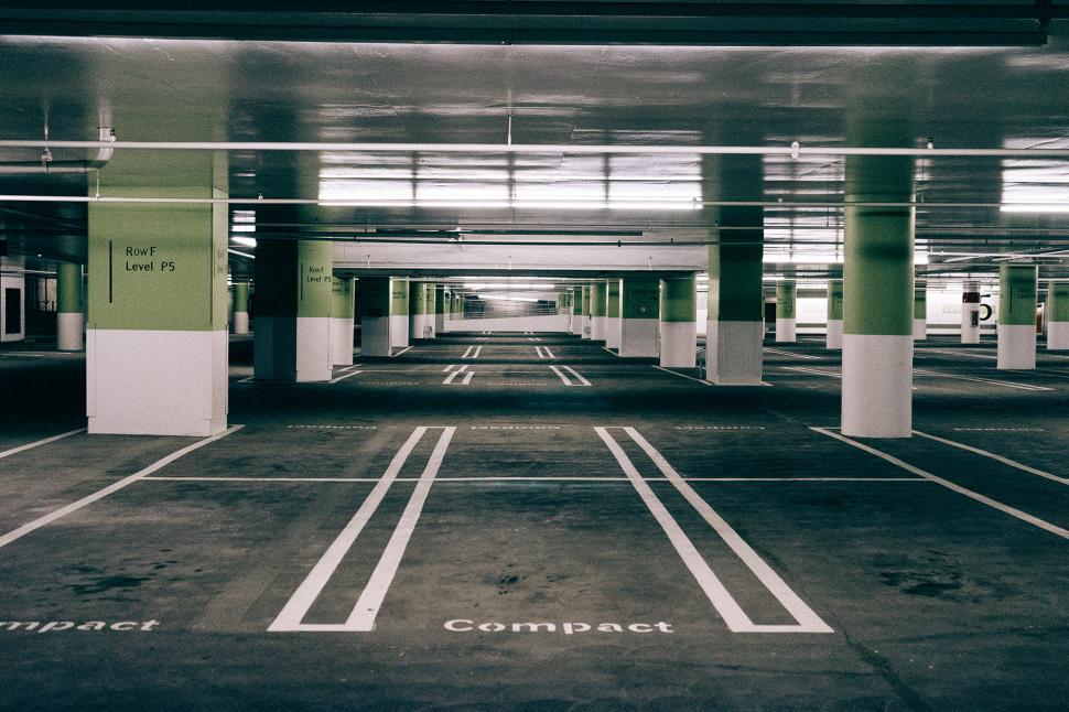 Free Image of Empty Parking Garage With No People 