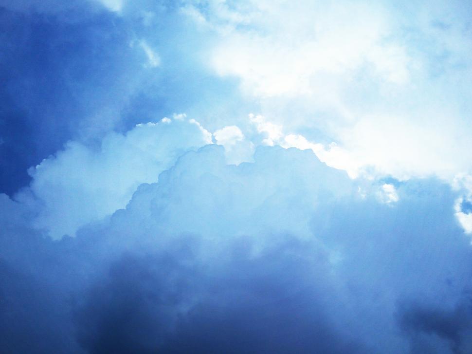 Free Image of Thunderstorm roaring over a land!  