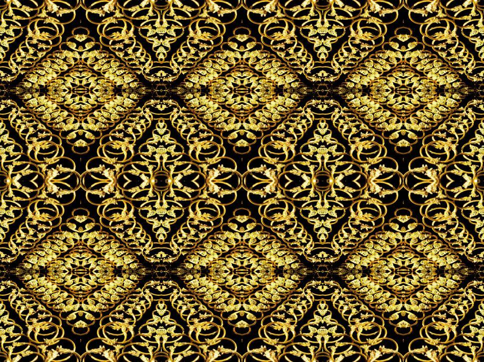 Free Stock Photo of Golden symmetry background pattern | Download Free  Images and Free Illustrations