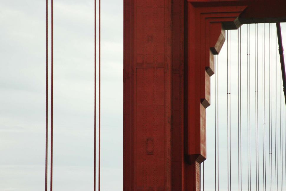 Free Image of golden gate bridge detail 