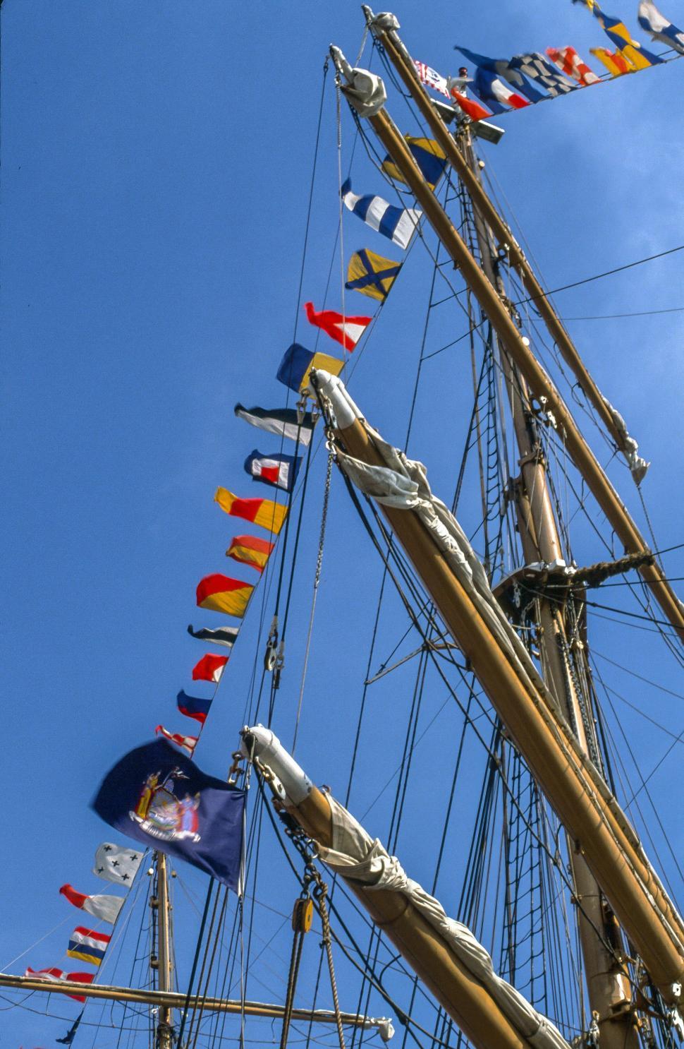 Free Stock Photo of Ship Mast Flags Download Free Images and Free