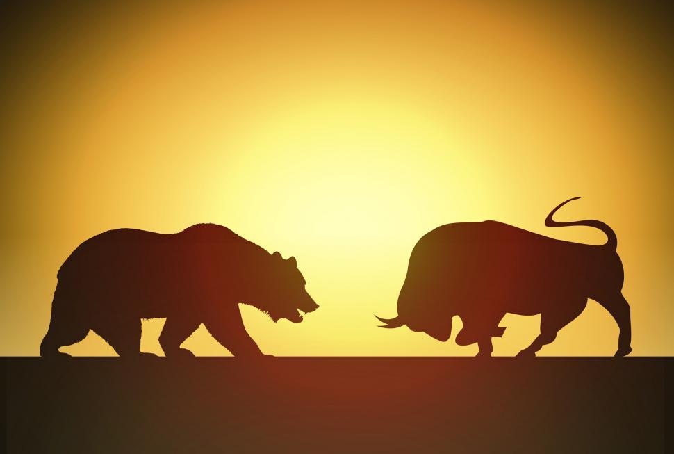 Free Stock Photo Of Bull Versus Bear Financial Markets Concept With Silhouettes Online Download Latest Free Images And Free Illustrations