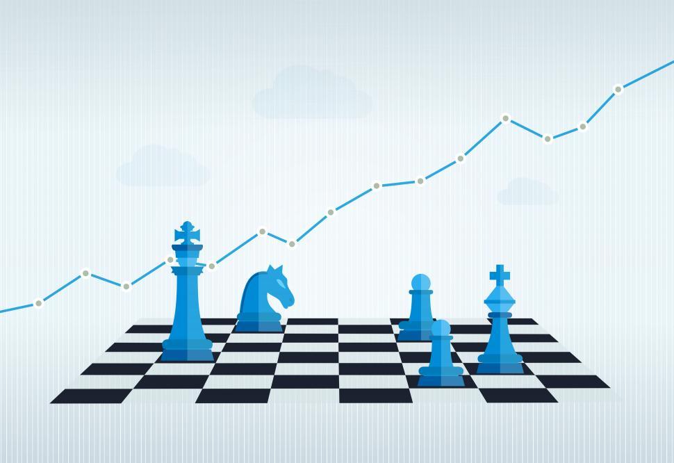 Chess board game and knight ,chess on board business management strategy  and analysis with marketing plan concept. 16773674 Stock Photo at Vecteezy