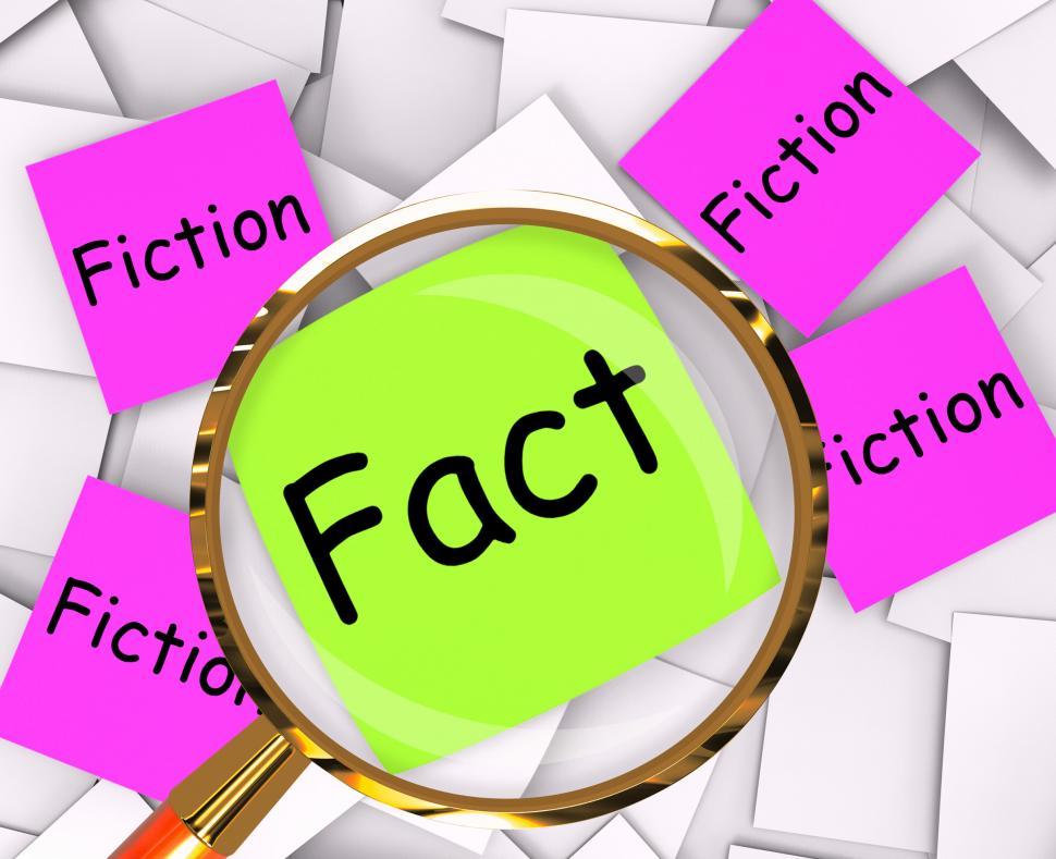 Free Stock Photo Of Fact Fiction Post-It Papers Mean Truth Or Myth ...