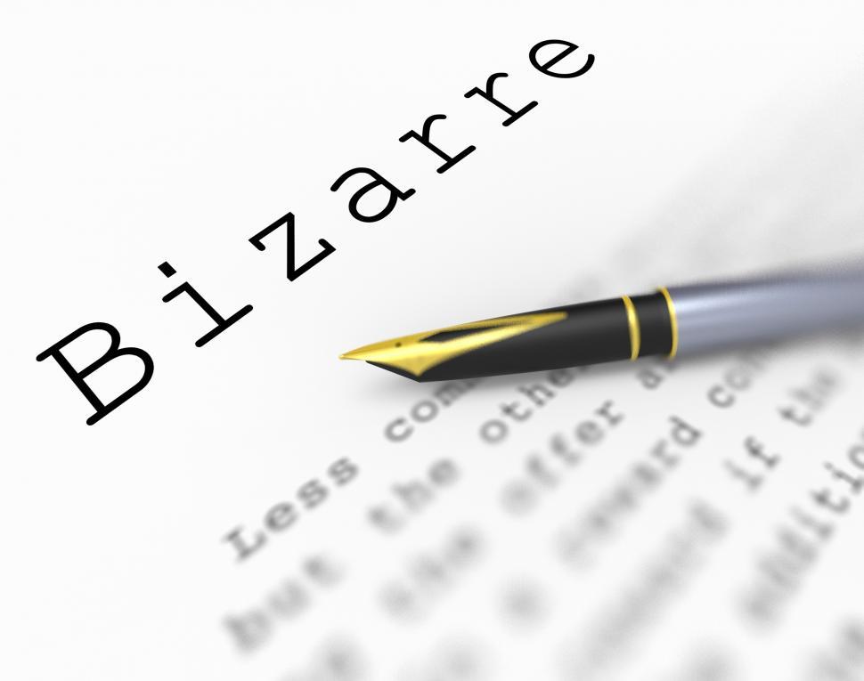 Dictionary Meaning Of The Word Bizarre