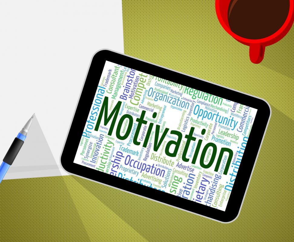 Free Image of Motivation Word Means Do It Now And Act 