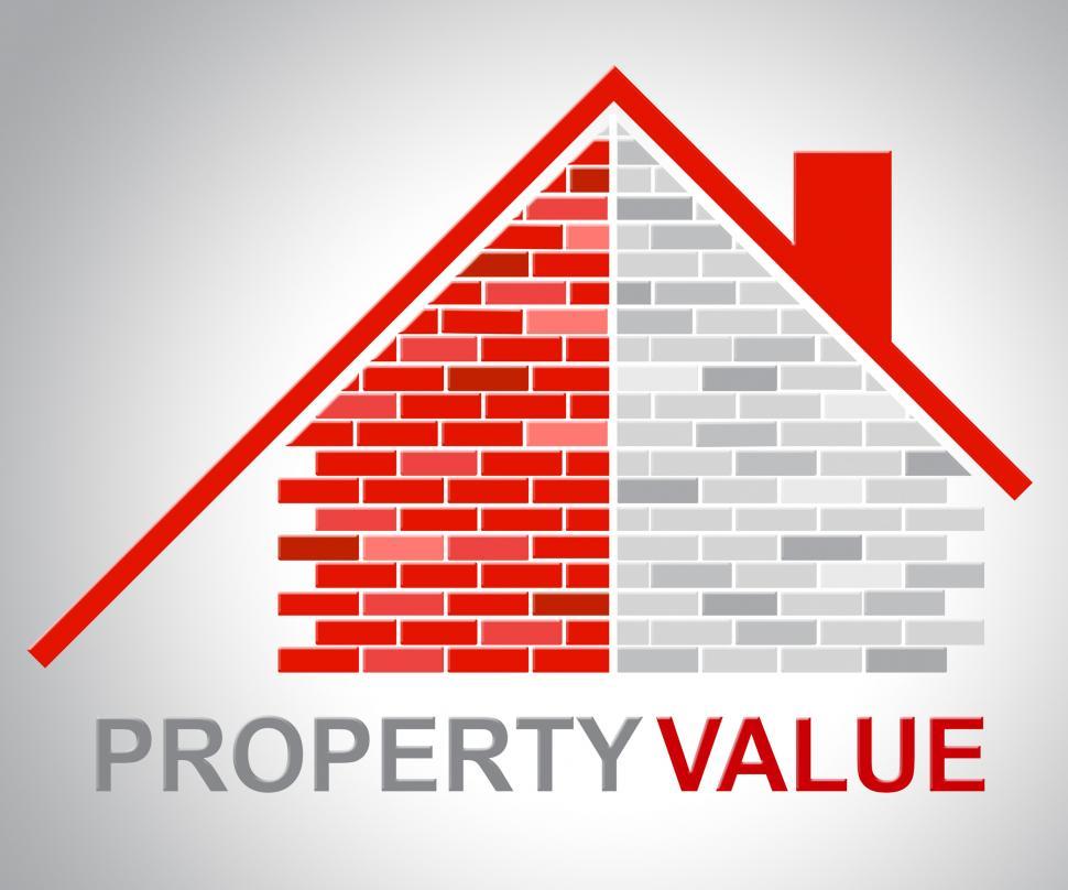 Free Stock Photo of Property Value Shows Real Estate And Building
