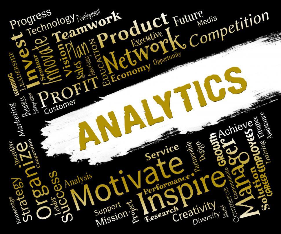 Analyse Word Showing Analytics Analysis Or Analyzing Stock Photo, Picture  and Royalty Free Image. Image 22702234.