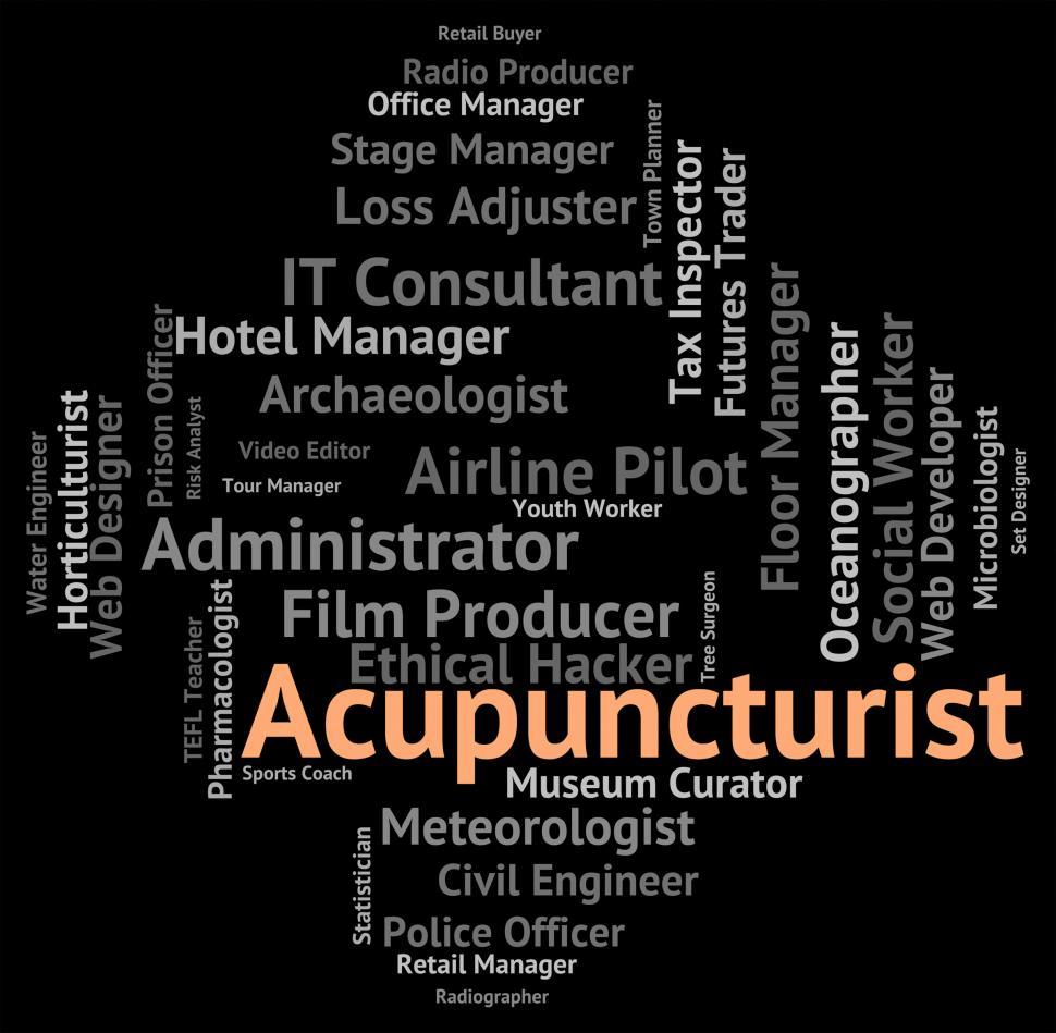 Free Stock Photo of Acupuncturist Job Represents Alternative Medicine
