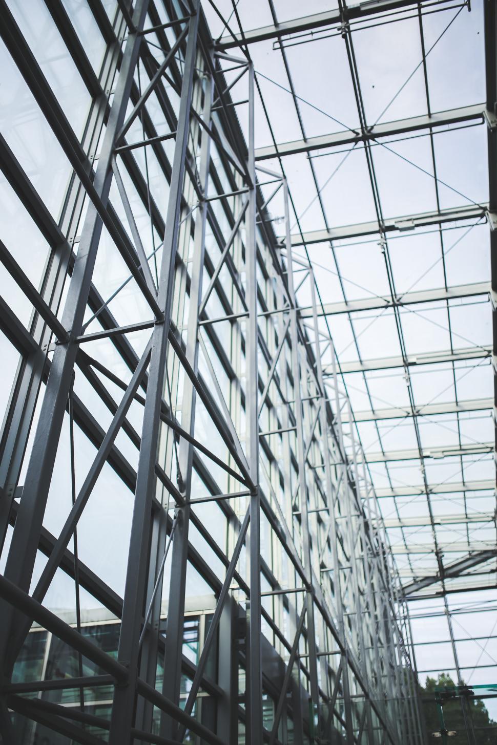 Free Image of Towering Skyscraper With Multiple Windows 