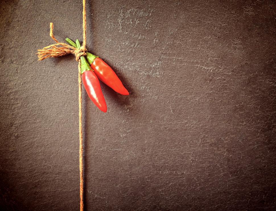 Free Stock Photo of Red Chilli Peppers on a String - Dark Background with  Copyspace | Download Free Images and Free Illustrations