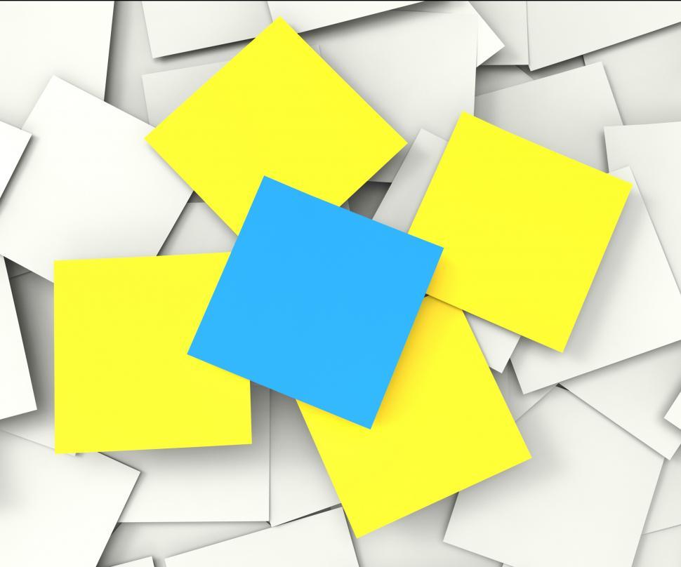 Free Stock Photo of Blank Post it Messages Shows Copyspace To Do And ...