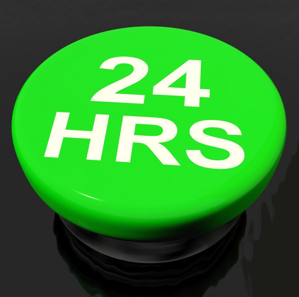 free-stock-photo-of-twenty-four-hours-button-shows-open-24-hours