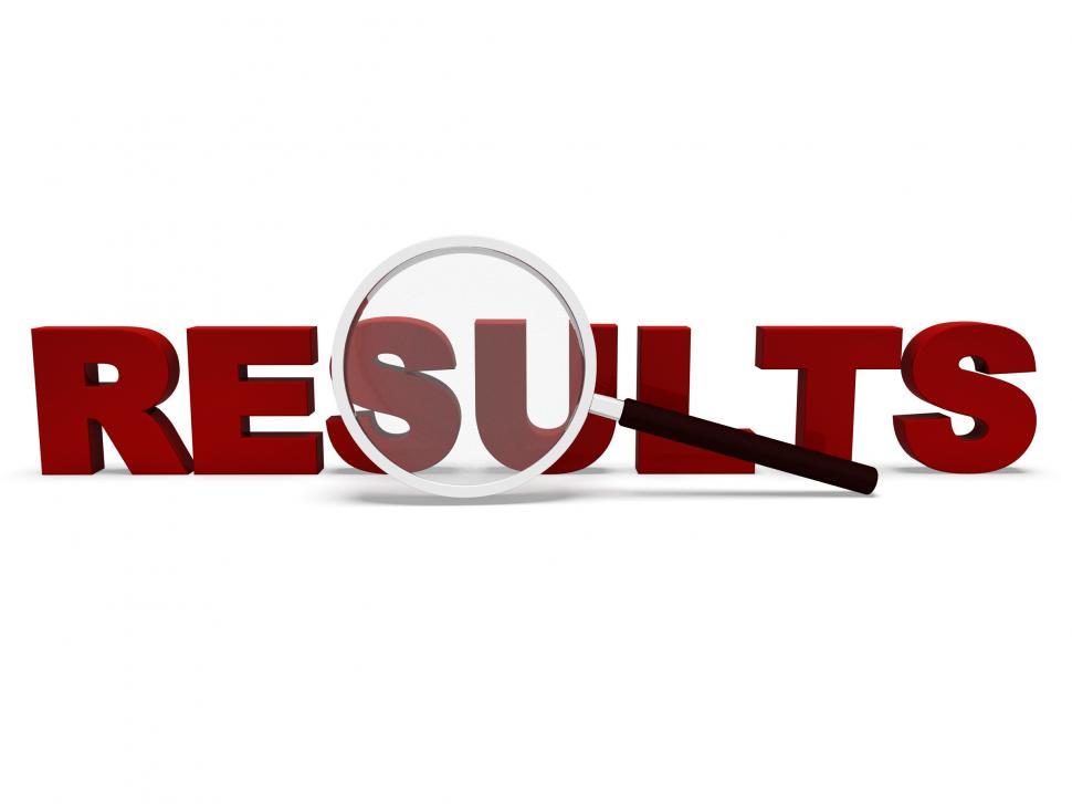 Free Image of Results Word Shows Scores Result Or Achievements 