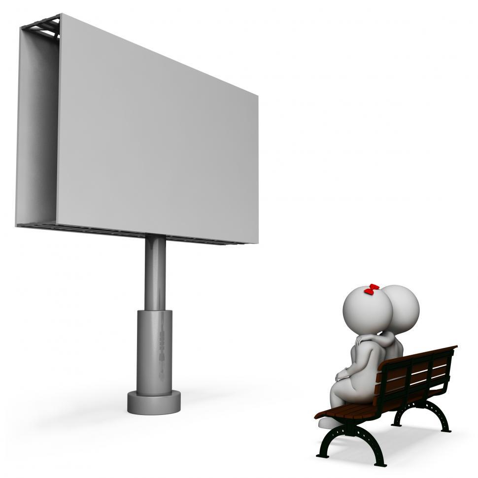 Free Image of Characters Copyspace Indicates Loving Couple And Adoration 3d Re 