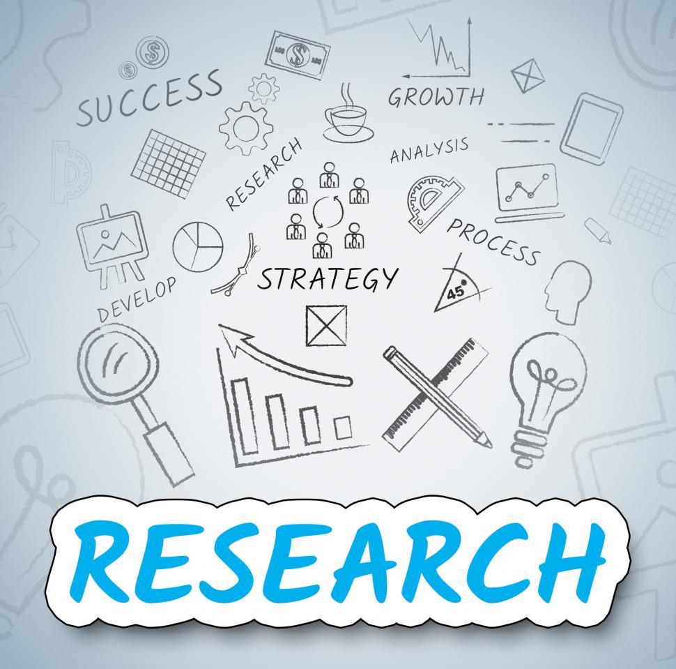 Free Stock Photo of Research Symbols Means Gathering Data And Analysing