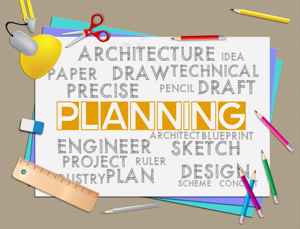 Free Image of Planning Words Means Goals Date And Plans 