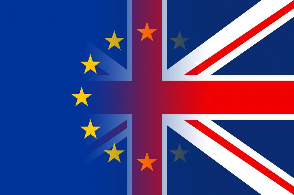 brexit flags