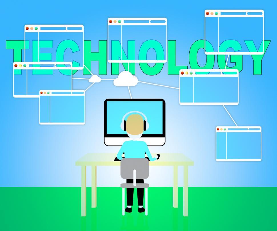 Free Image of Technology Computer Represents High Tech 3d Illustration 