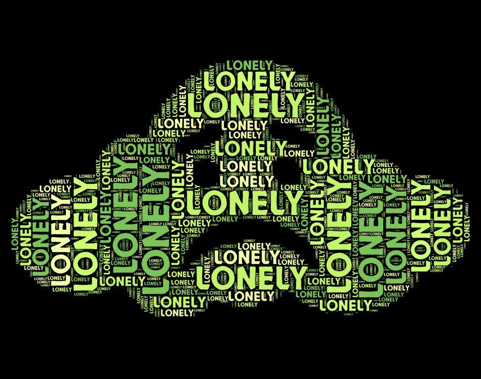 free-stock-photo-of-lonely-word-represents-wordclouds-abandoned-and