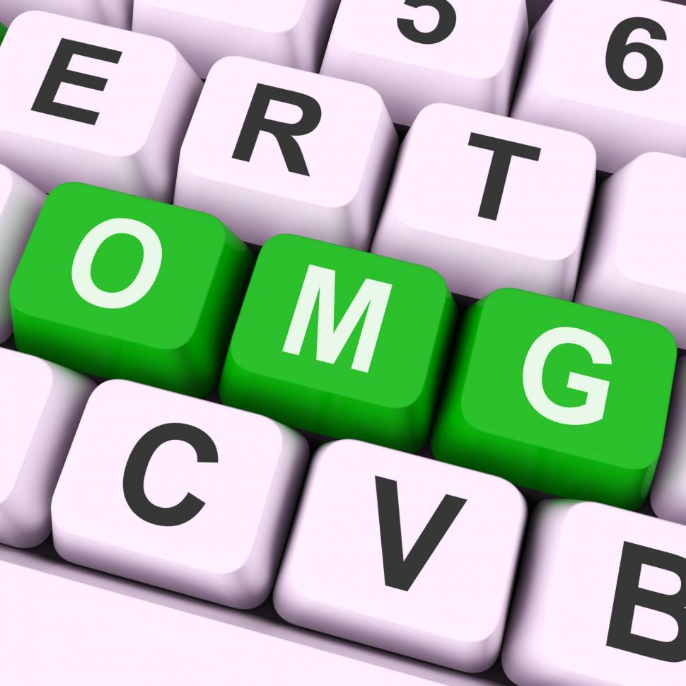Free Image of Omg Keys Show Oh My God Or Shocked  